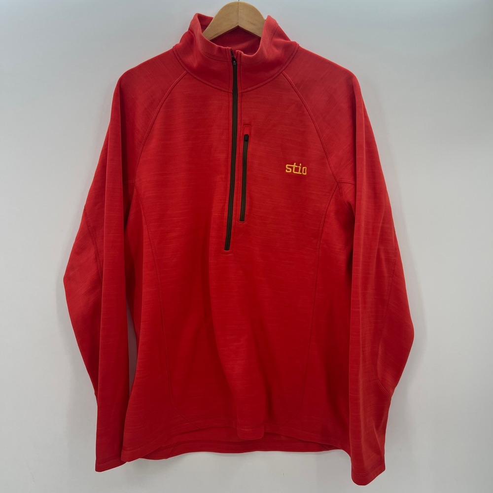 Stio Men's XL Gannett Peak Half Zip Jacket Fleece Pullover Performance Hiking